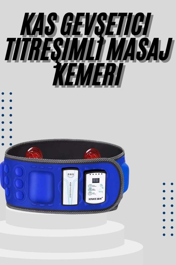 Göbek İnceltme Kemeri Kas Gevşetici Masaj Aleti Titreşimli Masaj Kemeri - Image 1