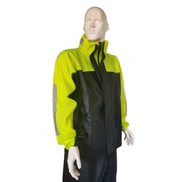MOTOSPARTAN ASTARLI YAĞMURLUK TAKIM KURYE PAKETÇİ NEON SARI SİYAH - Image 1