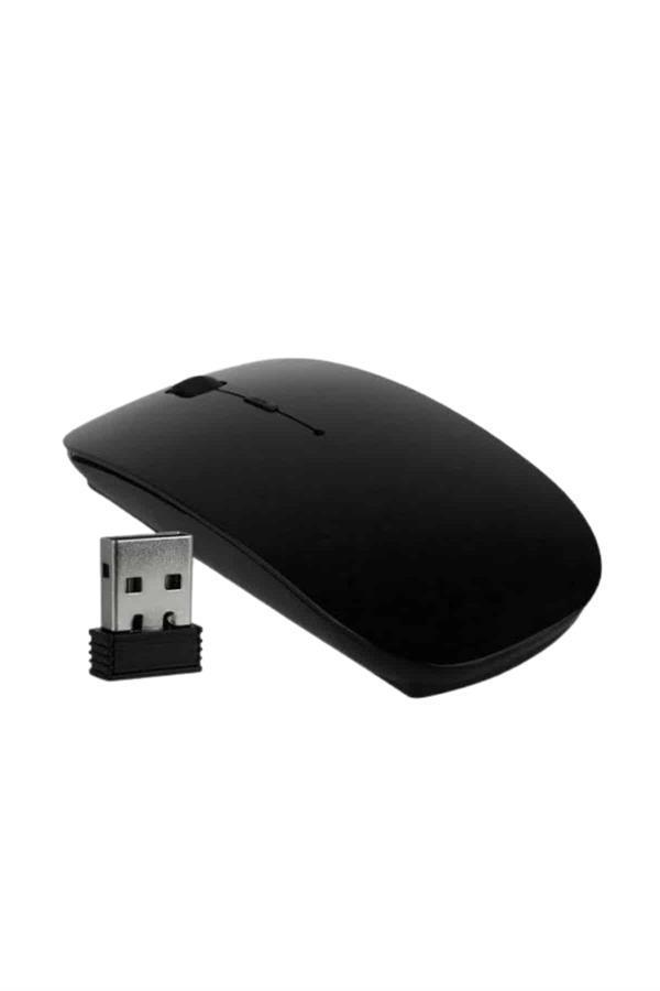 Siyah Wireless Kablosuz Sessiz Mouse Bluetooth Bağlantılı - Image 1