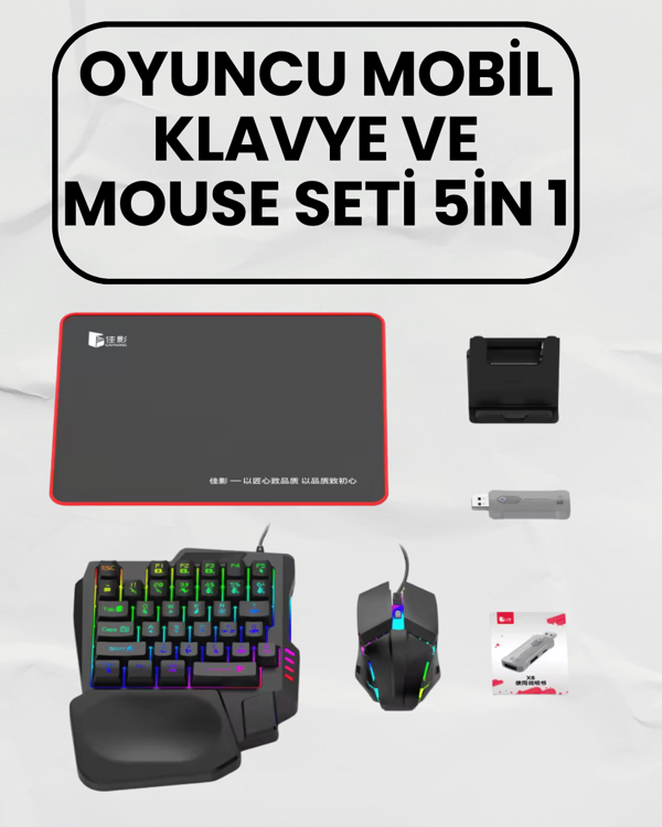 Bluetooth 5.3 Mobil Oyun Aksesuar Seti – PUBG Uyumlu - Image 1