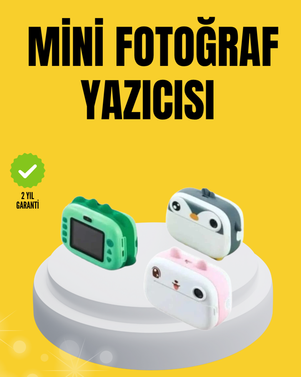 Baskı Kamera – Çift Lensli, Anında Baskı ve 10X Zoom Özellikli Dijital Fotoğraf Makinesi - Image 1