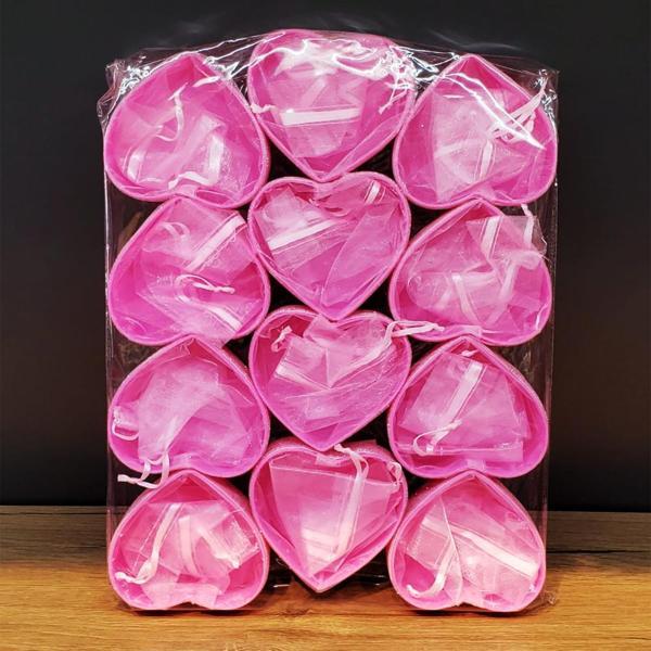 Pembe Kalpli Tül Kese - Image 1