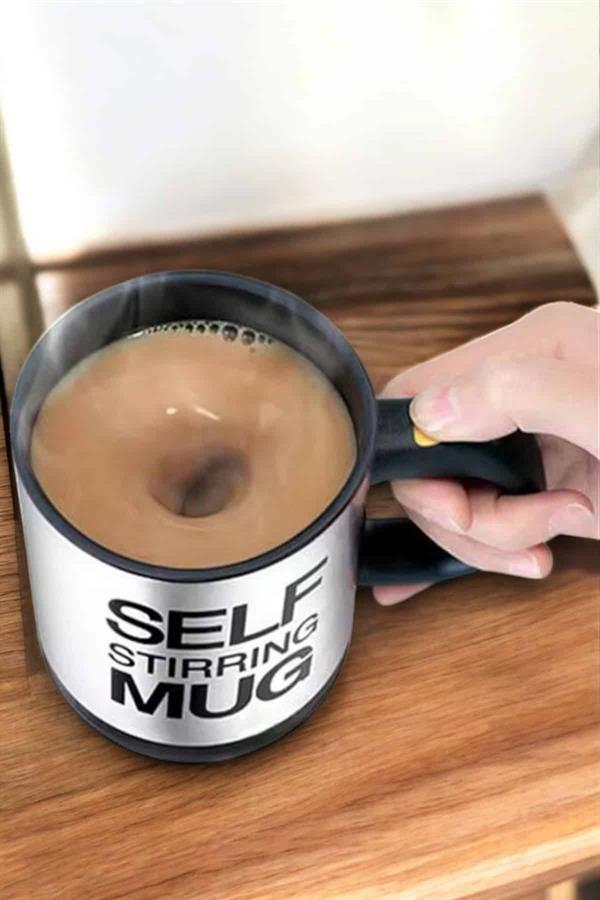 Mikser Kupa Yazılı Mug Bardak Karıştırma Özelliği - Image 1