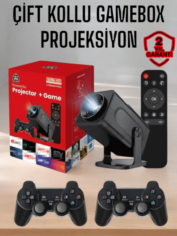 Android Projeksiyon ve Çift Kollu Game Box - Image 1