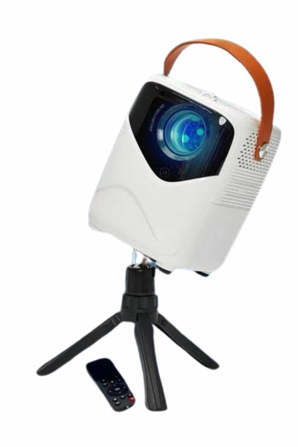 HD Ayaklı Portatif Projeksiyon Cihazı Android İşlemcili Sinema Projektörü - Image 1