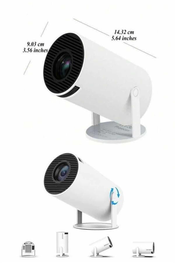 Ayaklı Projeksiyon Taşınabilir Mini Projektör Sinema Projektörü Android - Image 1