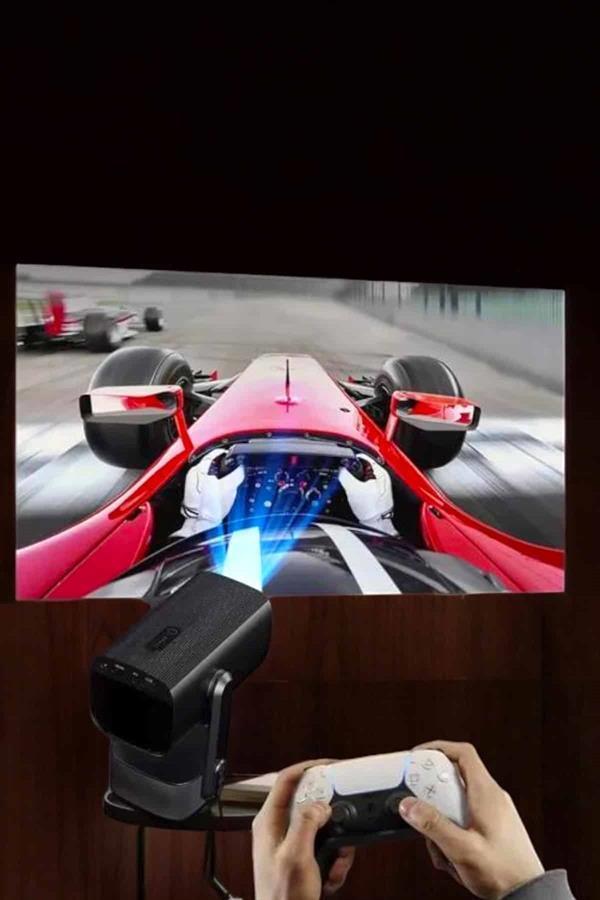 Taşınabilir Sinema Oyun Projektörü Akıllı Projeksiyon Android 11 - Image 1