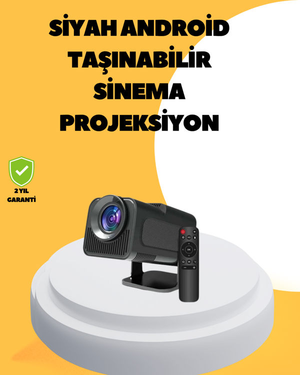 1080P Full HD Çözünürlük ve 4K Destekli Projektör - Image 1