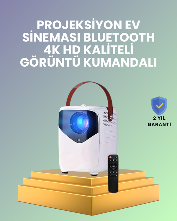 Hafif ve Taşınabilir Projektör – 750 Gram Ağırlıkla Mobil Kullanıma Uygun - Image 1