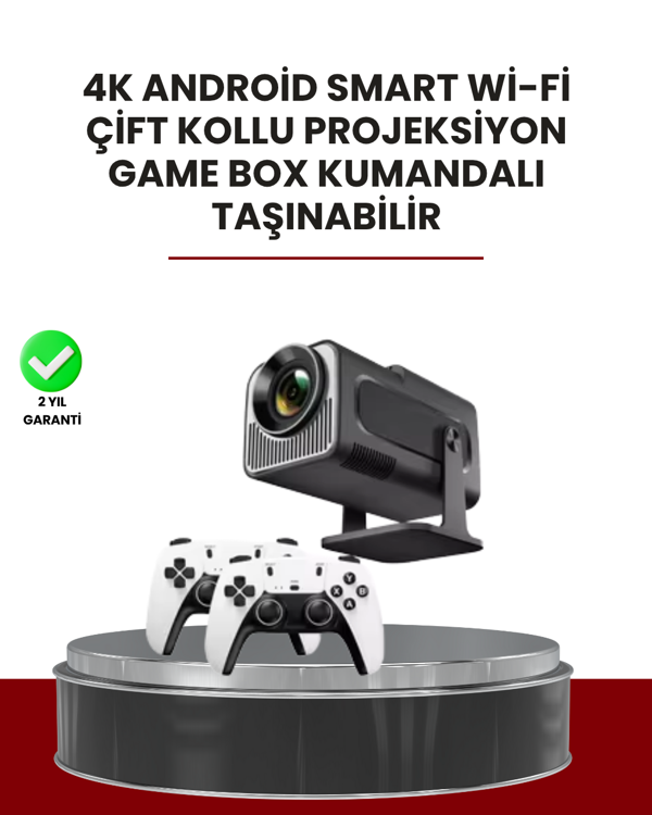 Taşınabilir Full HD Projektör - 1 GB RAM, 8 GB Hafıza - Image 1