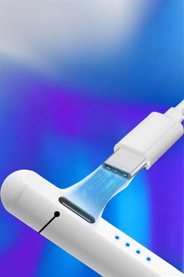 Tablet Kalemi Stylus Pen Dokunmatik Kalem Android Ve İOS Uyumlu Şarjlı - Image 1