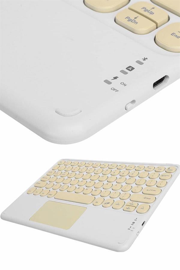 Profesyonel Wifi Q Klavye Bluetooth Klavye Touchpad 10.8 Inç - Image 1