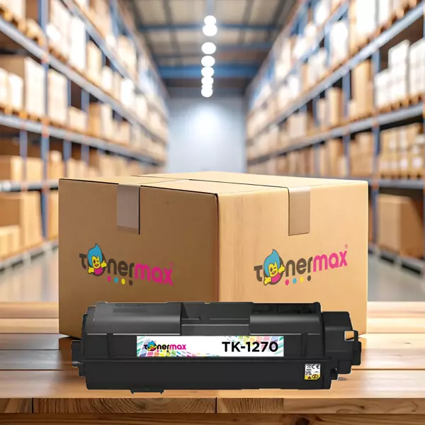 Kyocera 1T0C140NL0 TK-1270 Muadil Siyah Toner | 20'li Avantaj Paket /ECOSYSMA4000x / ECOSYSMA4000fx / ECOSYSMA4000wifx - Image 1