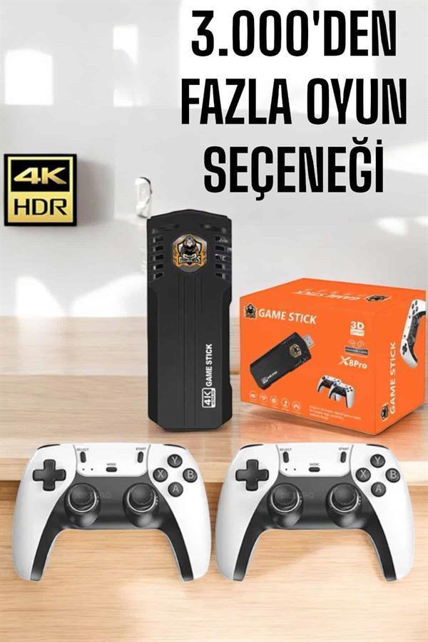 Game Stick Retro 8K ULTRA HD Video Oyun Konsolu Android Tv Özelliği - Image 1
