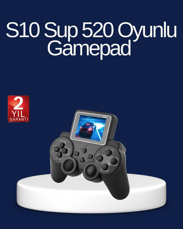 2025 S10 Gamepad 520 Klasik Retro Oyunlu TV Bağlantılı A Kalite Orijinal - Image 1