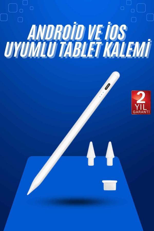 Dokunmatik Kalem Tablet Kalemi Çizim Stylus Kalem Yedek Uçlu - Image 1