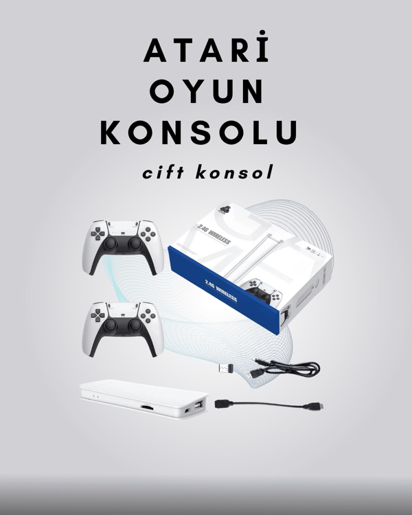 4K Destekli Bluetooth Retro Oyun Konsolu – M15 Modeli - Image 1
