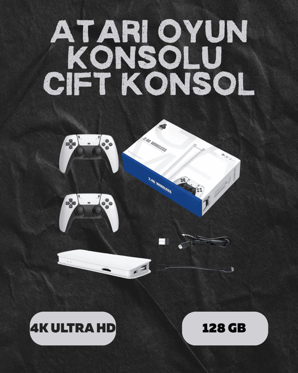 M15 Retro Konsol – 20.000 Oyunlu, Çift Gamepadli, 4K HDMI - Image 1