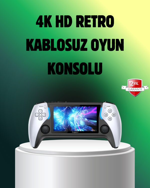 Şarjlı 4 Saat Oyun Süreli TV Bağlantılı Retro Oyun Konsolu - Image 1