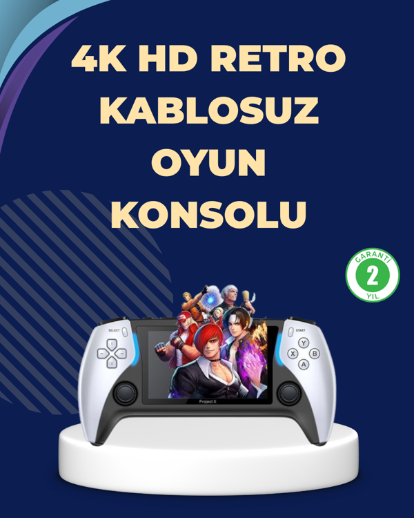 Kompakt ve Hafif Retro Oyun Konsolu 1000 Klasik Oyun Dahil - Image 1