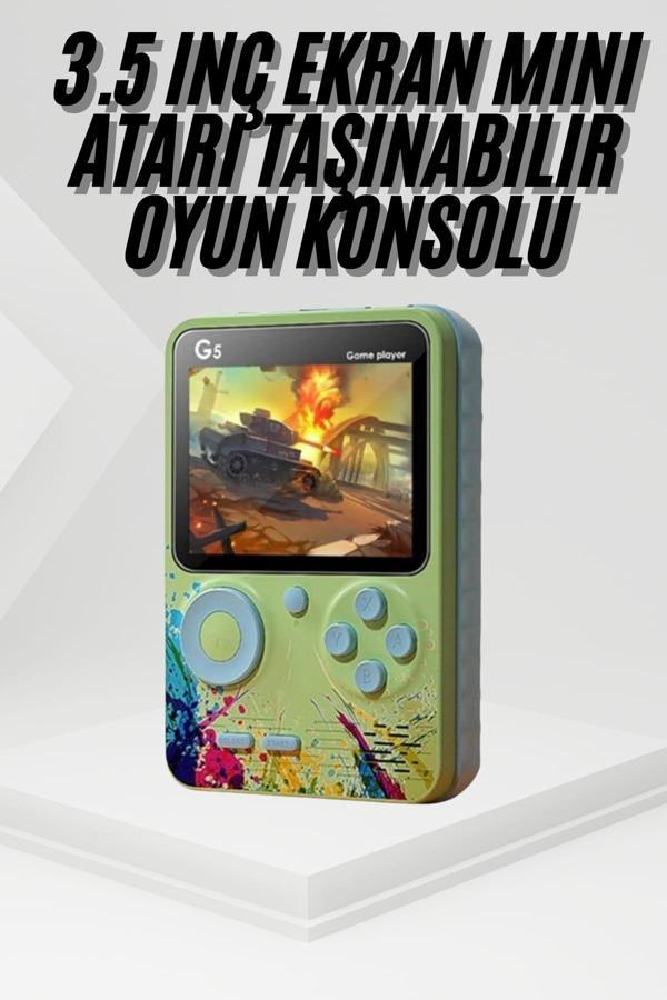 Game Box Oyun Konsolu 500 Retro Oyunlu Mini Taşınabilir 3 İnç - Image 1