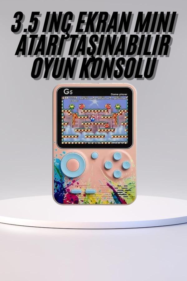 Game Box Mini 500 Adet Retro Oyun Taşınabilir Oyun Konsolu - Image 1