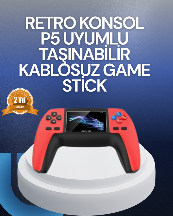 Tak Çalıştır Mini Retro GamePad | 520 Klasik Oyun - Image 1
