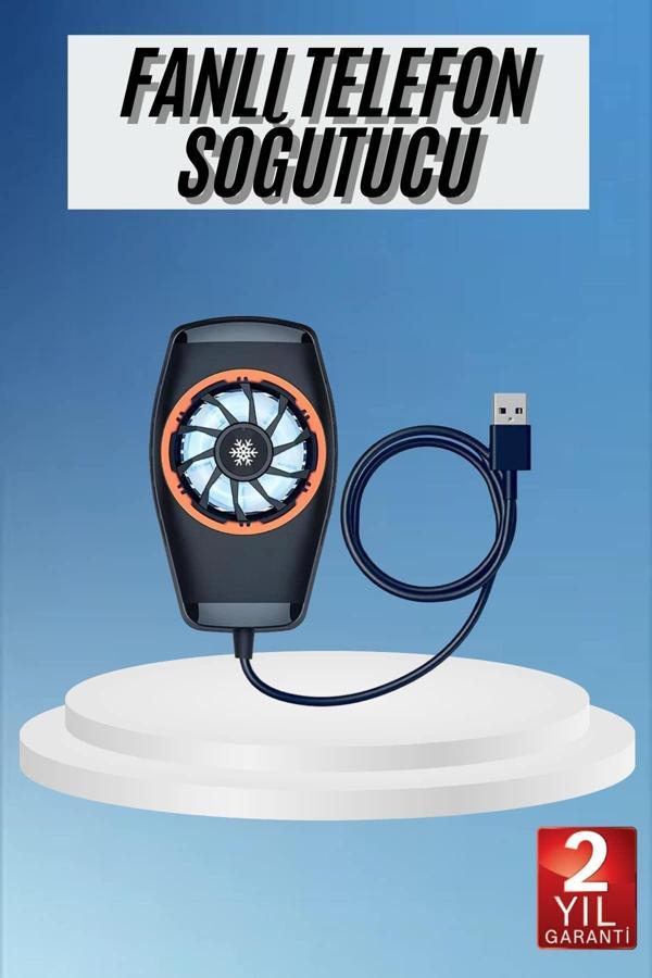 Telefon Soğutucu Fan Güçlü Motor Radyatör Cep Telefon Soğutma - Image 1