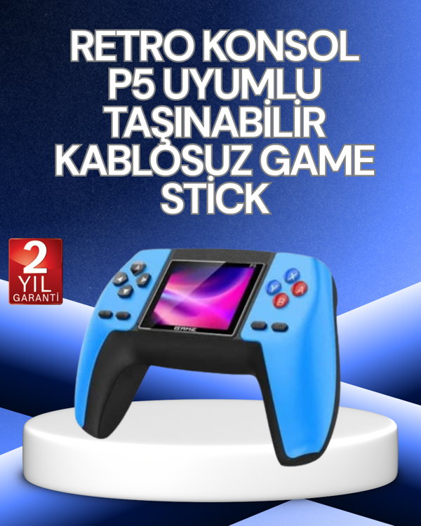 P5 Retro GamePad | 520 Klasik Oyunlu Mini Oyun Konsolu - Image 1
