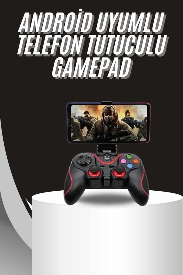 Kablosuz Oyun Kolu Bluetooth Joystick Gamepad Android Uyumlu - Image 1