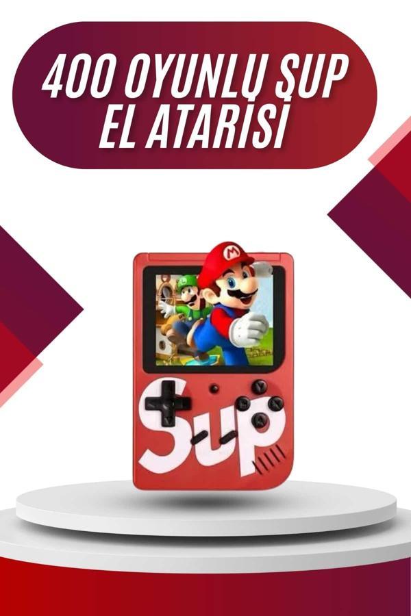 Sup Atari Retro 400 Nostalji Oyunlu Mini Atari Taşınabilir Oyun Konsolu - Image 1