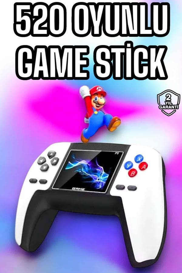 Game Stick 520 Oyunlu Retro Konsol Çocuklara Özel - Image 1