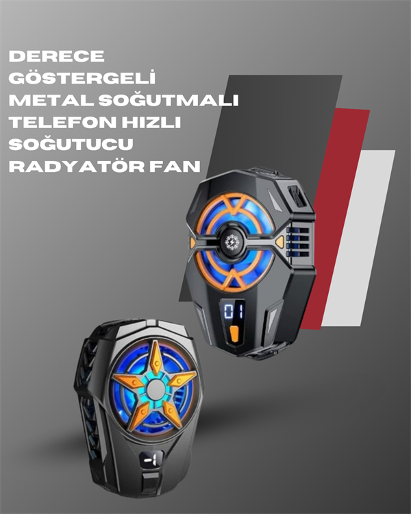 Ergonomik Telefon Soğutucu – 2 Hız Ayarı, Hafif ve Taşınabilir - Image 1