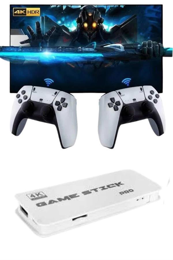 3D 4K HD 2.4G Game Stick 4K Ultra Hd Oyun Konsolu Çift Kollu - Image 1