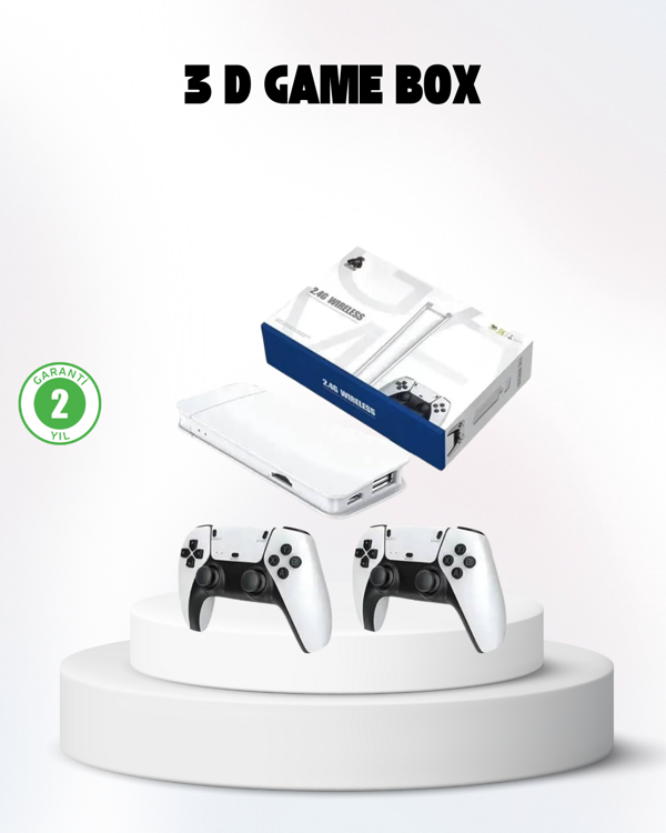 HDMI ve Kablosuz Kontrolcülü 20.000 Oyunlu Retro Oyun Konsolu - Image 1