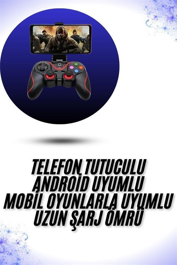 Yeni Nesil X3 Gamepad Android Uyumlu Telefon Tutucu Özellikli Joystick - Image 1