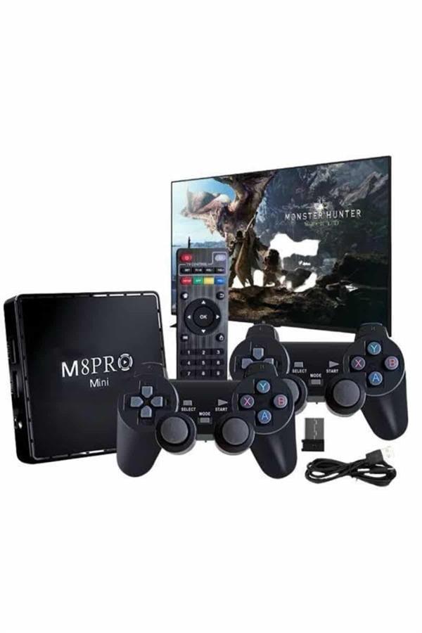 M8 PRO MINI 4 8 10 K HD HDR Android Tv 5G Retro 10000 Oyunlu - Image 1