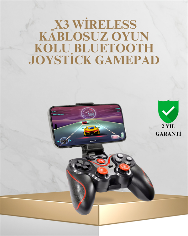 Bluetooth Kablosuz Oyun Kolu – Android iPhone PC Uyumlu - Image 1
