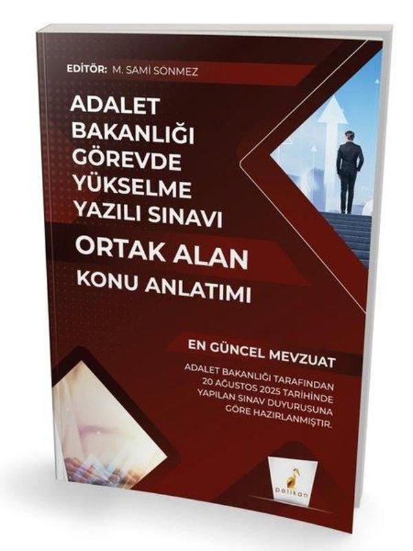 GYS Adalet Bakanlığı Görevde Yükselme Yazılı Sınavı Ortak Alan Konu Anlatımı - Pelikan Yayınları - Image 1
