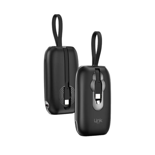 LinkTech MP09 9600 mAh Type-C / Lightning Kablolu 22.5W Powerbank PD3.0 - Image 1