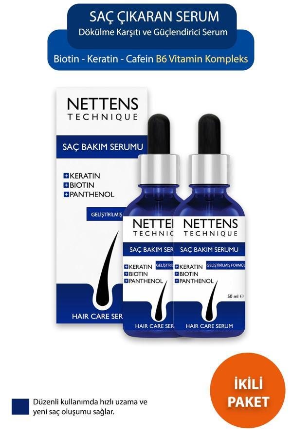 Hair Saç Bakım Serumu 2'li Saç Bakım Seti Saç Dökülmesine Karşı Saç Çıkaran Gürleştirici Losyon - Image 1