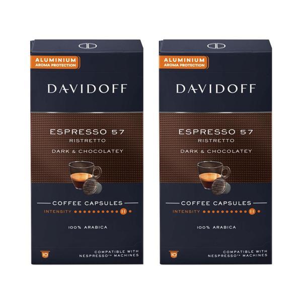 Davidoff Nespresso Uyumlu Kapsül Kahve Espresso 57 / 2 x 10 adet - Image 1