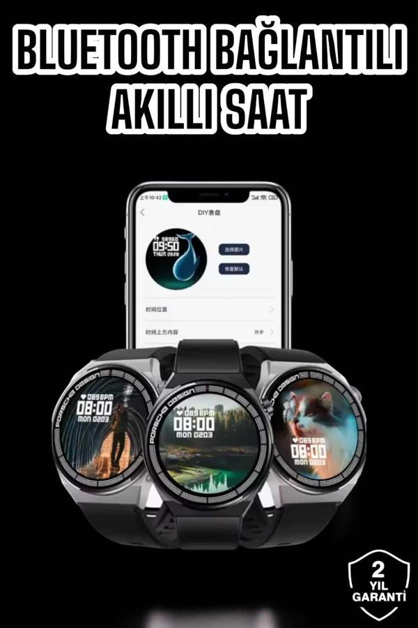 Akıllı Saat GPS VE NFC Özelliği Sesli Görüşme Dokunmstik Ekran - Image 1