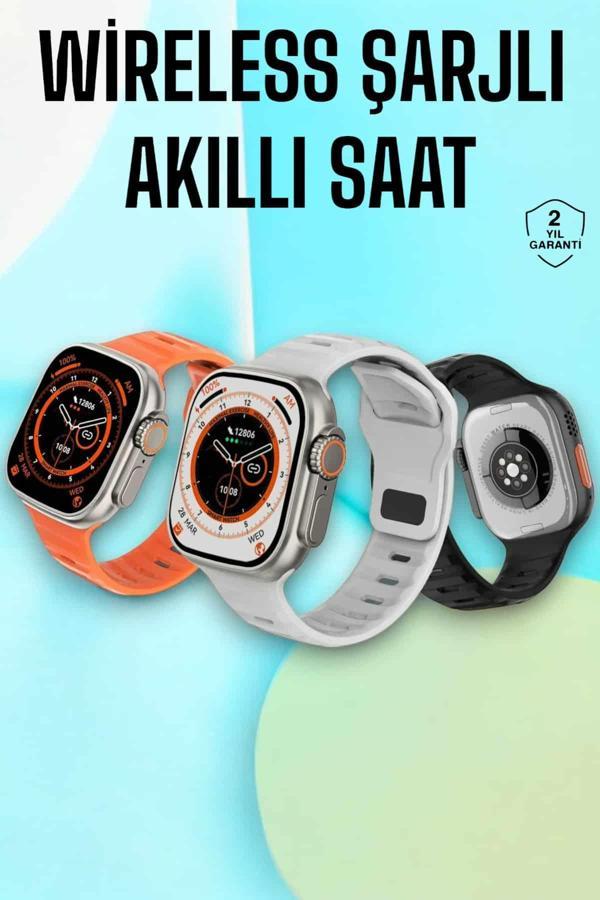 Akıllı Saat Nabız Ölçebilen Yeni Nesil GPS ve Adımsayar Özelliği - Image 1