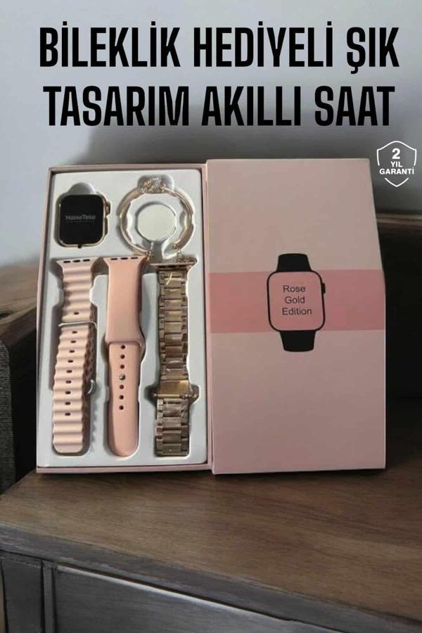 Akıllı Saat Bileklik Hediyeli Uzun Pil Ömrü GPS Takibi - Image 1