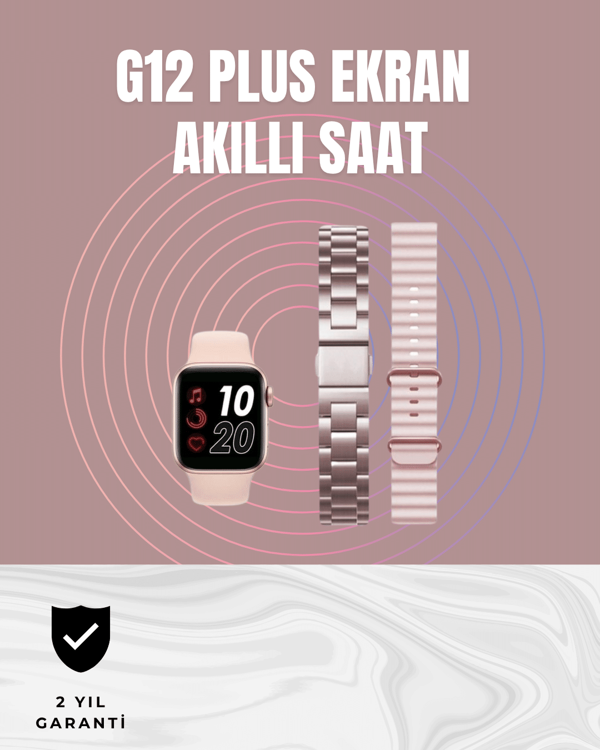 Titreşimli Bildirimli Akıllı Saat – Nabız, GPS, Spor Modları, Telefon Eşleştirme Özellikli - Image 1