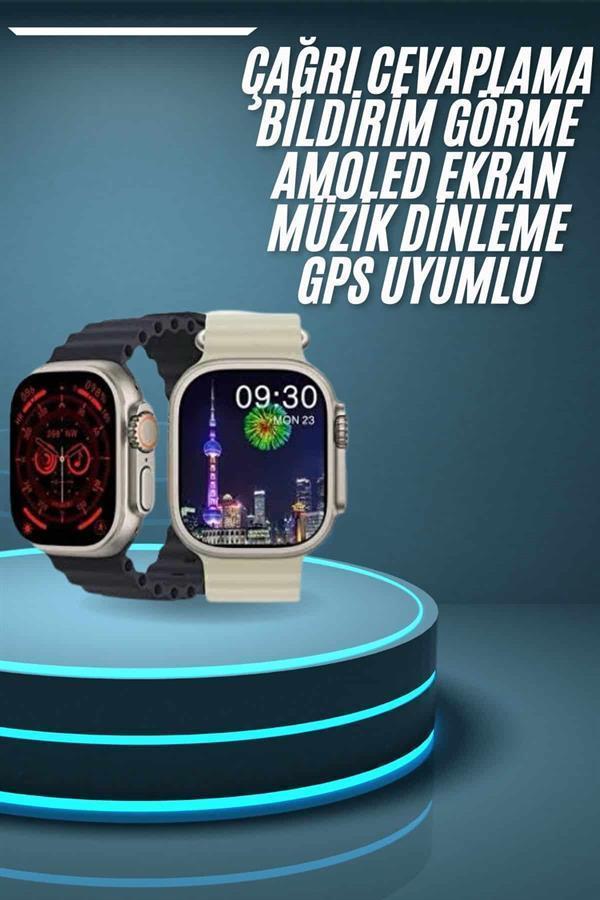 Akıllı Saat Çok Fonksiyonlu Uzun Pil Ömürlü Çağrı Cevaplayabilen Kol Saati - Image 1