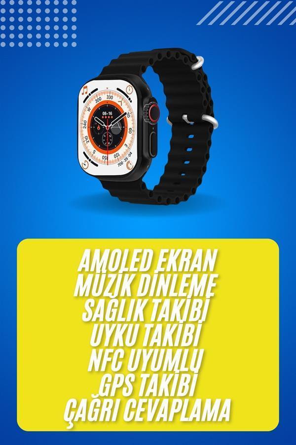 Android ve İOS Uyumlu Arama Konuşma Yapabilen Akıllı Saat - Image 1