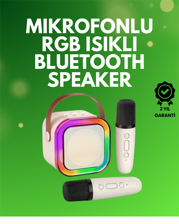 Taşınabilir Bluetooth Karaoke Sistemi – Geniş Pil Kapasitesi - Image 1
