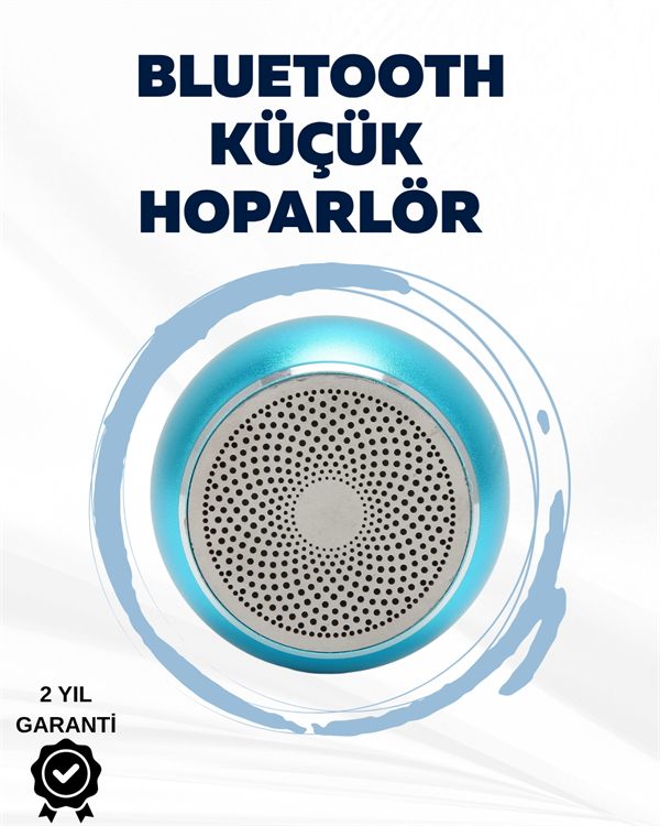 Alüminyum Gövdeli Mini Bluetooth Hoparlör – Dayanıklı ve Şık Tasarım - Image 1